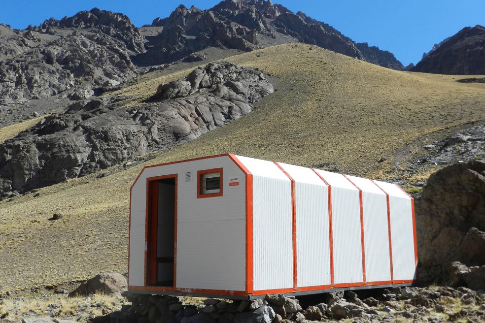 modulo en alta montaña